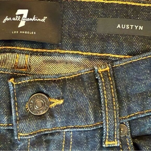 7 For All Mankind Austyn Relaxed Dark Blue Jeans Los Angeles Men’s Size 32 - Picture 4 of 9